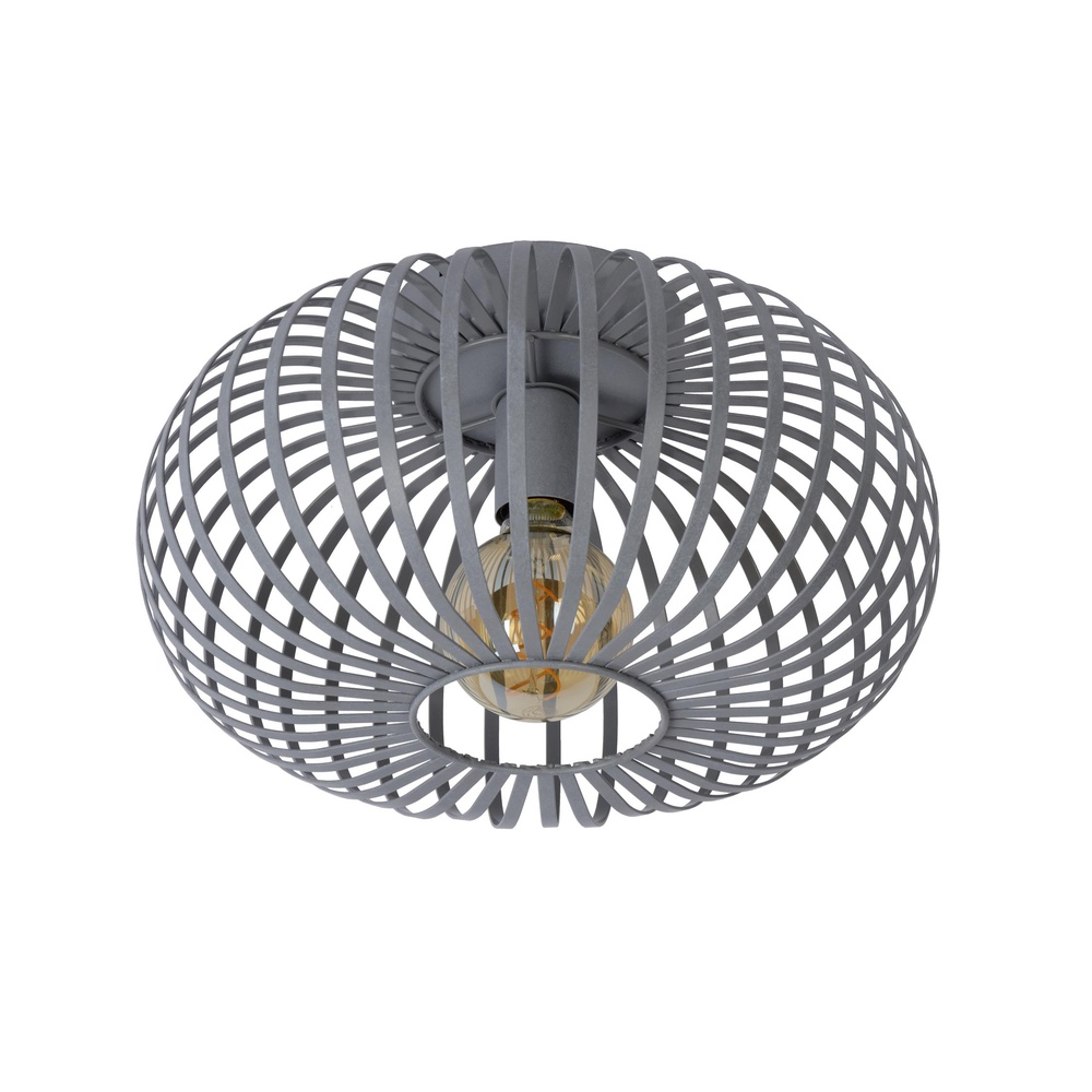 Lucide PlafondlampManuela Ø 39,5cm grijs - 78174/40/36